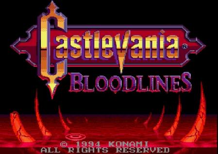 Castlevania - Bloodlines - Title Screen